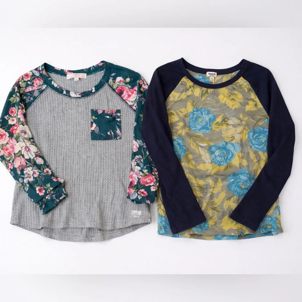 Floral Long Sleeve Tees - Set of 2 from VonMaur